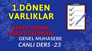 23DERS 1DÖNEN VARLIKLAR Genel Tekrar Soru Çözümleri [upl. by Nelli]