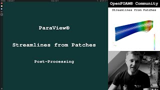 Streamlines With Patch Seeds ∇ ParaView® [upl. by Eugilegna678]