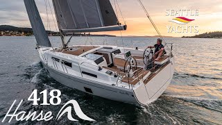 Hanse 418 highlight reel  Easy Sailing and Innovative Design [upl. by Dennis938]