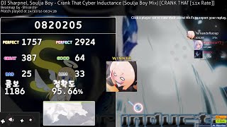 osumania DJ Sharpnel  Crank That Cyber Inductance Soulja Boy Mix CRANK THAT 11x 9566 [upl. by Clifton]