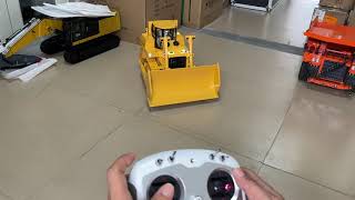 Metal 114 RC Hydraulic Bulldozer DXR2 Remote Control Dozer New Sound Module TH22617 [upl. by Oker]