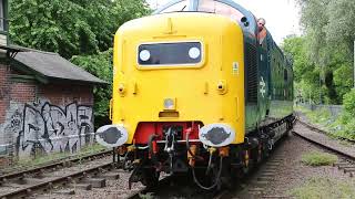 55013 The Black Watch Deltic Locomotive at the Nene Valley Railway Peterborough [upl. by Specht906]