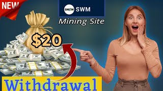 Letest USDT mining Platform quot SWM quot  BEST USDT MINING SITES  NEW USDT MINING WEBSITE TODAY 🤑 [upl. by Eon621]