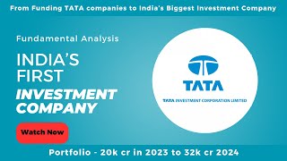 History of Tata Investment Corporation Limited  Indias Business Stories [upl. by Laram895]