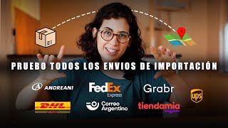 LA MEJOR FORMA DE TRAER PRODUCTOS DEL EXTERIOR  Correo Argentino DHL FedEx Tiendamia Grabr [upl. by Garrot650]