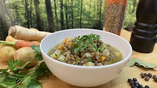 Linseneintopf  Vegan  Glutenfrei [upl. by Bernete]