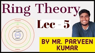 Modern Algebra  Ring Theory  Lecture  5  Idempotent Elements in Ring  By Mr Parveen Kumar [upl. by Idnat]