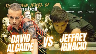 DAVID ALCAIDE VS JEFFREY IGNACIO  LAST 16  WORLD POOL CHAMPIONSHIP 2024 billiards 9ballpool [upl. by Ifill251]