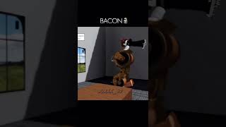 Sigma Bacon🗿 Roblox Animation game roblox robloxedit robloxshorts foryou fyp [upl. by Savitt984]