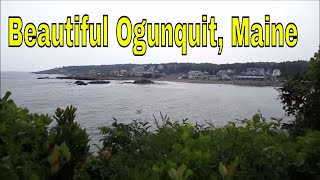 Ogunquit Maine  Beautiful Scenery Relaxing Walk amp Soothing Waves [upl. by Ycnuahc]