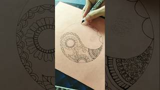 How to Draw Mandalas Beginner Tutorialshorts [upl. by Arakahs]