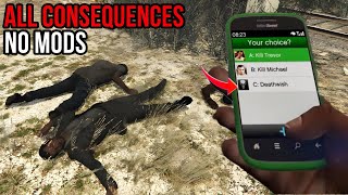 What Happens If you Choose OPTION C  DEATHWISH in GTA 5  NO MODS [upl. by Euqinmod]