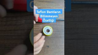 Teflon bant makarasını böyle yapmalarının bir sebebi buymuş [upl. by Eidnalem]