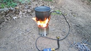 Demo of a Power Pot on a Solo Stove [upl. by Aiek694]