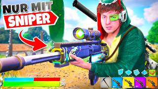 Die NUR SNIPER Challenge in FORTNITE CHAPTER 5 🎯 😈 [upl. by Sundin]