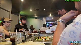 Is Ice Poseidon Gay  Amouranth Goes Out to Dinner w Nick White amp Ice Poseidon [upl. by Nanon]