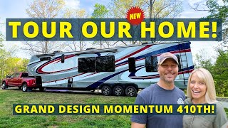 Grand Design Momentum 410TH RV Home Tour Full Time RV Living [upl. by Marcelia]