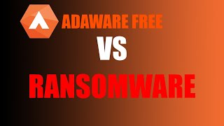 Adaware Free VS Ransomware [upl. by Silevi185]