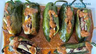 Tepeji reinventa sus sabores tradicionales con chiles rellenos de chapulines y salsa de xoconostle [upl. by Oicnevuj]