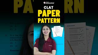 CLAT 2025 Exam Pattern clat2025 clatprep [upl. by Rhyne305]