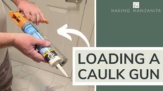 Loading Caulk Gun Step by Step [upl. by Johppah874]