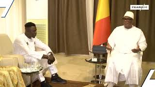 Mamoudou Gassama a rencontré le président malien Ibrahim Boubacar Keïta [upl. by Adyela9]