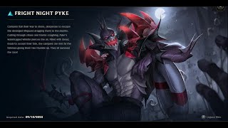 FRIGHT NIGHT PYKE SKIN SPOTLIGHT09162024 [upl. by Naellij]