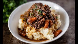 THE BEST PRESSURE COOKER POT ROAST RECIPE  FORK TENDER ROAST [upl. by Kerman]