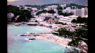 Cala Mayor 1960s 1970s Beaches of Mallorca Majorca F678 i [upl. by Netsirk]