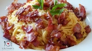 Cómo hacer Espaguetis a la Carbonara sin nata  LHCY [upl. by Liag]