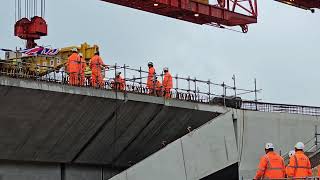 HS2 completes the Colne Valley Viaduct [upl. by Mozza]