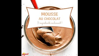 Mousse au chocolat au lait concentré sucré [upl. by Ammeg26]