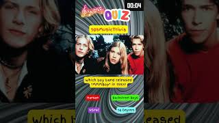 Who Sang quotMMMBopquot 90smusic 90s shorts musicquiz musictrivia [upl. by Ailev]