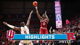 Indiana at Rutgers  Highlights  Big Ten Mens Basketball  Jan 9 2024 [upl. by Campagna]