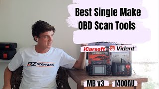 iCarsoft MBv3 vs Vident i400AU ilink400  Best Single Make OBD Scan Tools Buying Guide 2022 [upl. by Atirb]