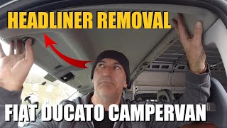 Bulkhead and Headliner Removal  Budget Van Build Ep3 [upl. by Catie]