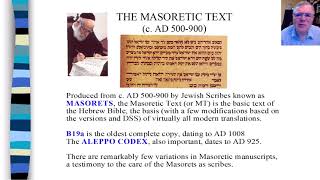 The Text of the Old Testament Part 1 Work of the Masorets [upl. by Eloci434]