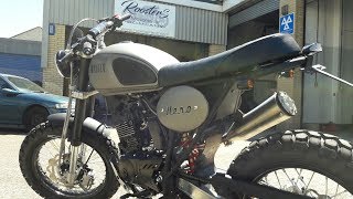 Bullit Hero 125 Scrambler wwwroosterscccom [upl. by Assenej504]