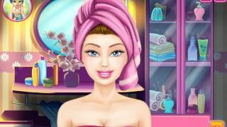 Barbie Bride Real Makeover Make up online game [upl. by Burget243]