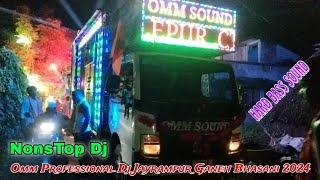 Omm Professional Dj  Jayrampur Ganesh Bhasani 2024  Omm Professional Dj  Hard Bass Sound dj [upl. by Nilam352]