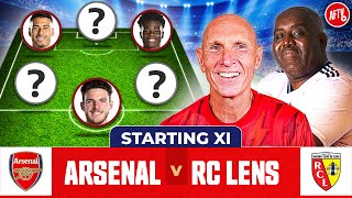 Arsenal vs RC Lens  Starting XI Live [upl. by Pepe768]