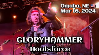 Gloryhammer  Hootsforce Waiting Room Lounge Omaha NE 🇺🇸 March 16 2024 LIVE HDR 4K [upl. by Bryana]