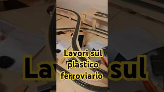 Lavori in corso sul mio primo plastico ferroviario modellismo h0 plasticoferroviario layout [upl. by Gitt]