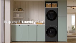 Bespoke AI Laundry Hub Film  Samsung [upl. by Albertine]