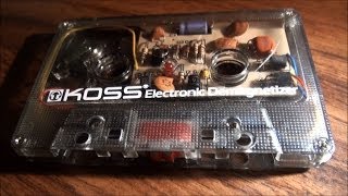 KOSS Cassette Tape Head Electronic Demagnetizer KED1 [upl. by Nywnorb]