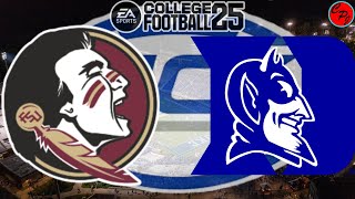 Florida State vs Duke Week 8 ACC College Football 25 SIM [upl. by Greenfield]