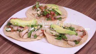 Cómo hacer tacos de salpicón de pescado [upl. by Loseff]