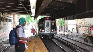 NYC Subway HD 60fps RARE Kawasaki R160B N Train Via Brighton  Newkirk Plaza 62917 [upl. by Nuahsed]