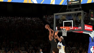 cavs vs 17 warriors was intense in 2k24 play now online [upl. by Alleusnoc]