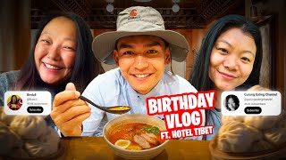 Gole Birthday Vlog  ft Binduli and Gurung Eating Channel  Hotel Tibet Lazimpat [upl. by Lihkin34]